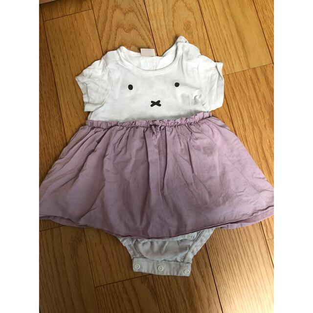 petit main(プティマイン)のミッフィー子供服 キッズ/ベビー/マタニティのベビー服(~85cm)(ロンパース)の商品写真