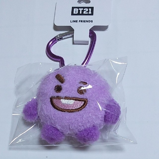 BT21(ビーティーイシビル)のBT21 パープル マスコット SHOOKY ★残り最後1点！ エンタメ/ホビーのおもちゃ/ぬいぐるみ(キャラクターグッズ)の商品写真