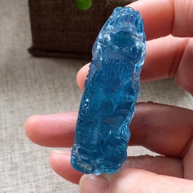 店内の商品は在庫 ⭐︎【高級】天然 アクアマリン ペンダントトップ