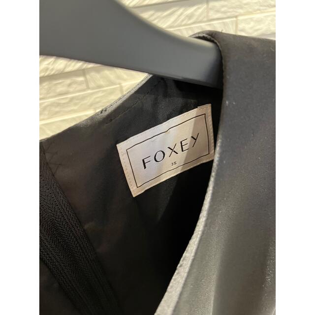 FOXEY boutiqueフォクシー　シルク　ブラックワンピース