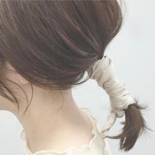 ローリーズファーム(LOWRYS FARM)のLOWRYS FARM サテンロンググルグルワイヤー　52(ヘアアクセサリー)