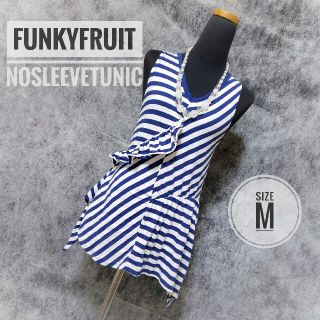 ファンキーフルーツ(FUNKY FRUIT)のFUNKY FRUIT アシンメトリー ノースリーブチュニック(Tシャツ(半袖/袖なし))