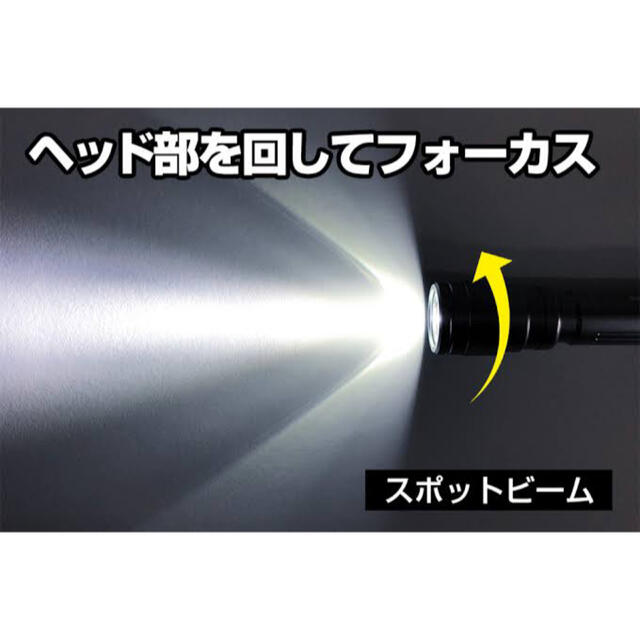 GENTOS(ジェントス)のジェントス 閃SENN 乾電池 LEDライト 250lm SG-430 スポーツ/アウトドアのアウトドア(ライト/ランタン)の商品写真