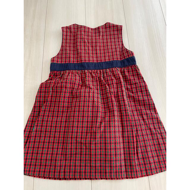 familiar(ファミリア)のファミリア ジャンパースカート ワンピース 90cm キッズ/ベビー/マタニティのキッズ服女の子用(90cm~)(ワンピース)の商品写真