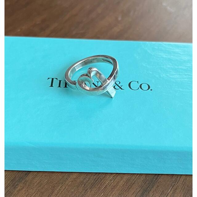 TIFFANY ティファニー リング ラビングハート SV925 Ag925 TIFFANY ティファニー リング ラビングハート SV925 Ag925