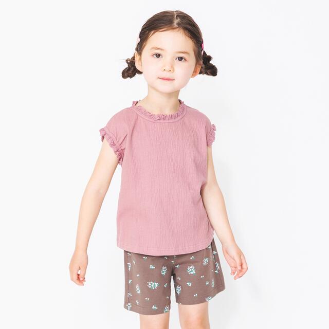 Branshes(ブランシェス)のブランシェス　半袖Tシャツ　ショートパンツセット キッズ/ベビー/マタニティのキッズ服女の子用(90cm~)(Tシャツ/カットソー)の商品写真