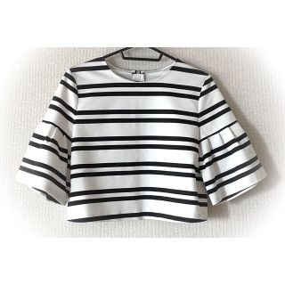 ザラ(ZARA)のトップス　ボーダー　ZARA(カットソー(長袖/七分))