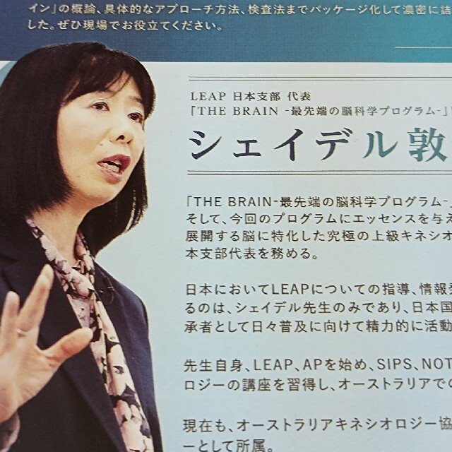 THE BRAIN 最先端の脳科学プログラム シェイデル敦子 田仲真治 DVD