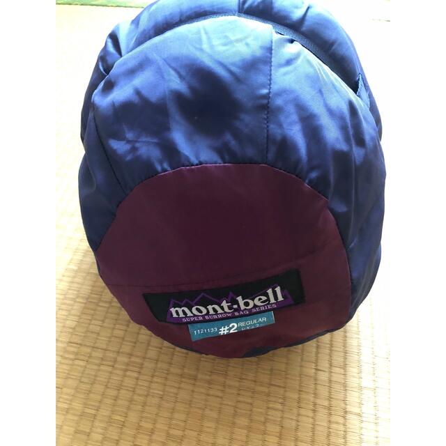 mont-bell SUPER BURROW BAG #2 シェラフ スポーツ/アウトドアのアウトドア(寝袋/寝具)の商品写真