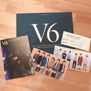 ブイシックス(V6)のV6 フォトアルバム+会報121,122,123セット(アイドルグッズ)