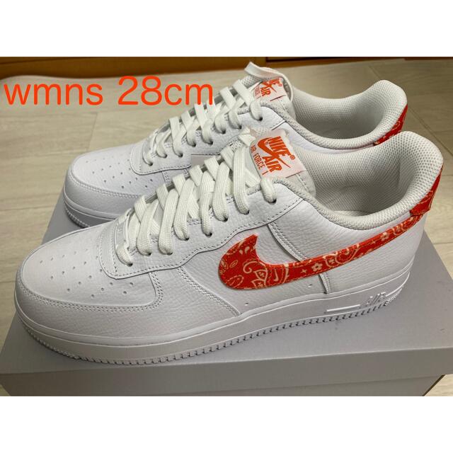 激安正規品 NIKE エアフォース1 '07 エッセンシャル グレーホワイト