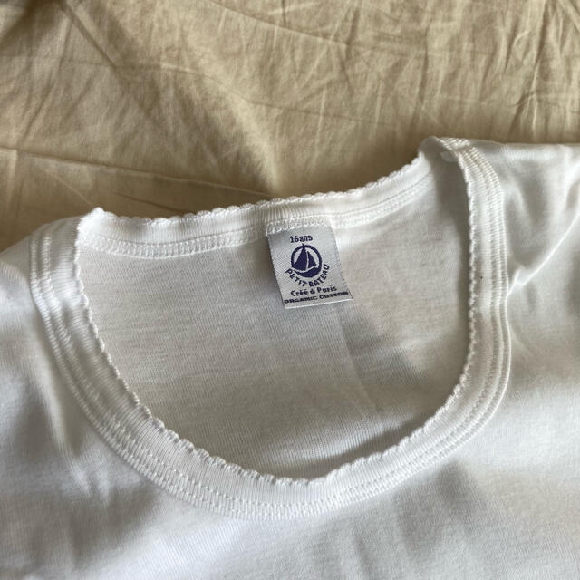 PETIT BATEAU(プチバトー)のプチバトー　ポワンココット   レディース　16ans レディースのトップス(Tシャツ(半袖/袖なし))の商品写真