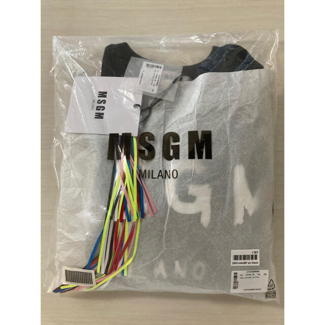 新品未使用★MSGM レディース ブラシストロークロゴ スウェット