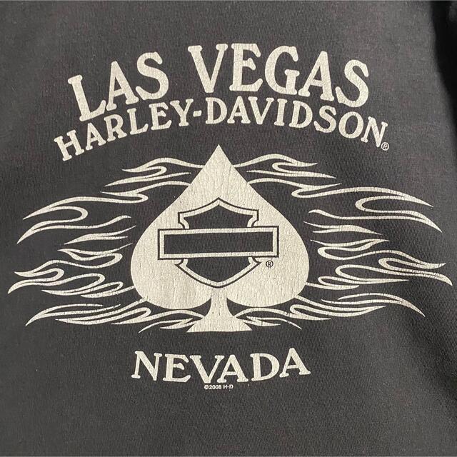 Harley Davidson(ハーレーダビッドソン)の90s 古着 ハーレーダビッドソン USA製 2XL バックプリント ゆるだぼ メンズのトップス(Tシャツ/カットソー(半袖/袖なし))の商品写真