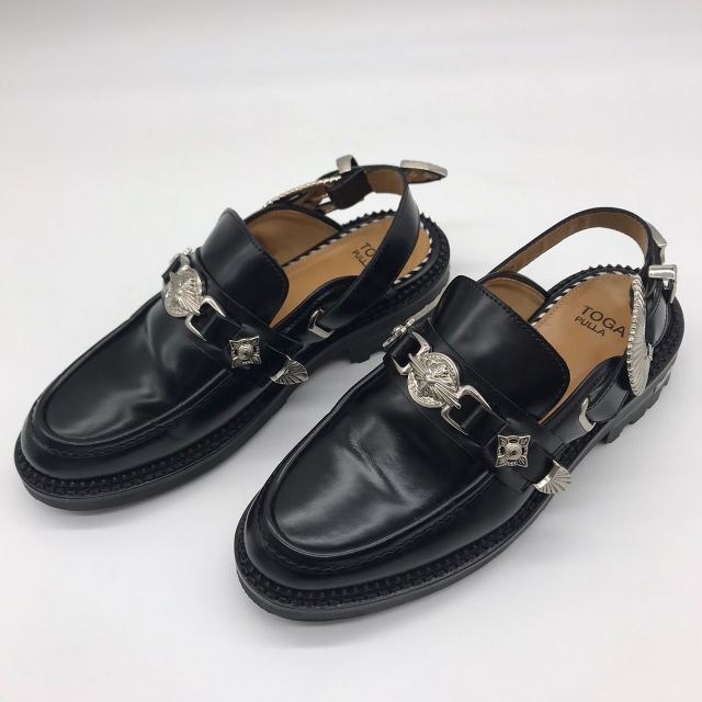 TOGAPULLA トーガプルラ メタルミュールローファ 36サイズ レディース