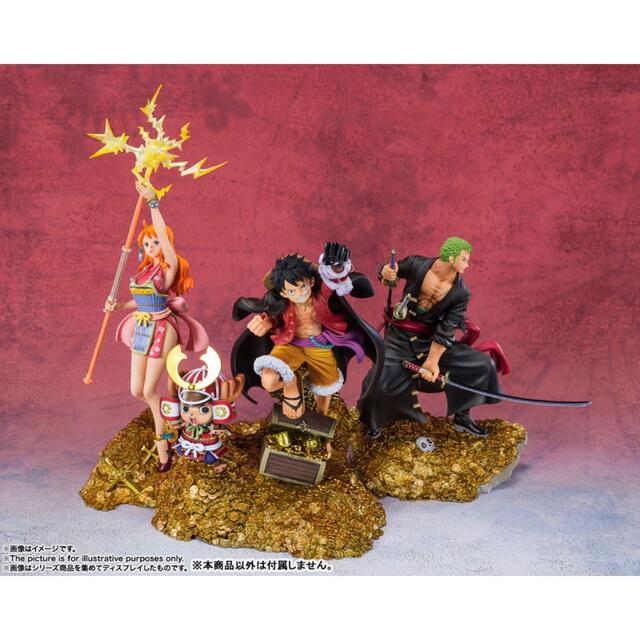 通常在庫品 フィギュアーツZERO WT100 ルフィ チョッパー ゾロ ナミ