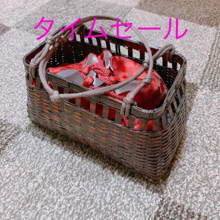 和装カゴバック(かごバッグ/ストローバッグ)