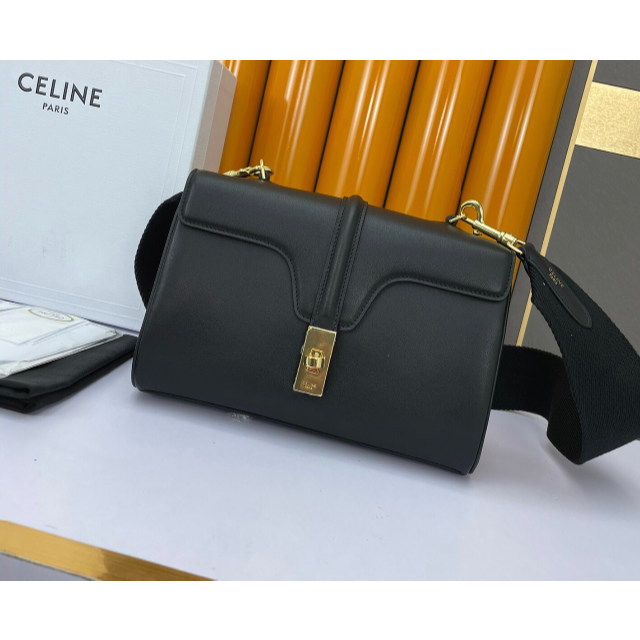 使い勝手の良い】 CELINE セリーヌ 美品ラージ ソフト16 セーズ バッグ ...