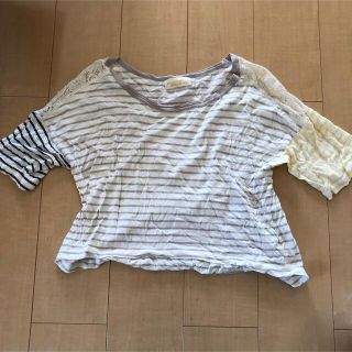 ダブルクローゼット(w closet)のダブルクローゼット　トップスカットソー(カットソー(半袖/袖なし))