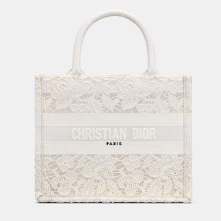 クリスチャンディオール(Christian Dior)のDIOR マクラメレース ブックトート スモール(トートバッグ)