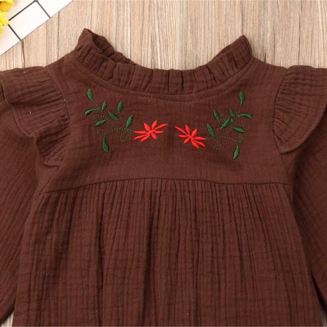 90 3着セット セットアップ ロンパース キッズ/ベビー/マタニティのキッズ服女の子用(90cm~)(ワンピース)の商品写真