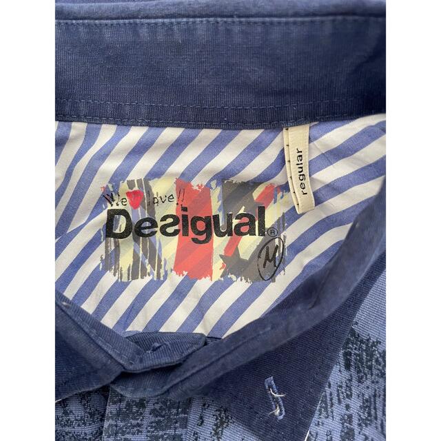 DESIGUAL(デシグアル)のDesigual デシグアル　半袖　柄シャツ メンズ　クリーニング済み　M メンズのトップス(シャツ)の商品写真