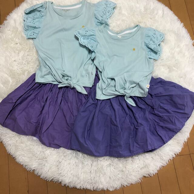 GLOBAL WORK - 姉妹お揃い スカート M(100-110) XL(120-130)の通販