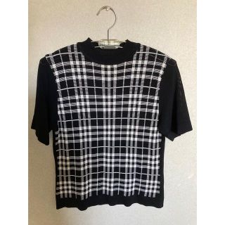 バーバリー(BURBERRY)の　BURBERRY GOLF(バーバリーゴルフ) 半袖サマーニット(ニット/セーター)