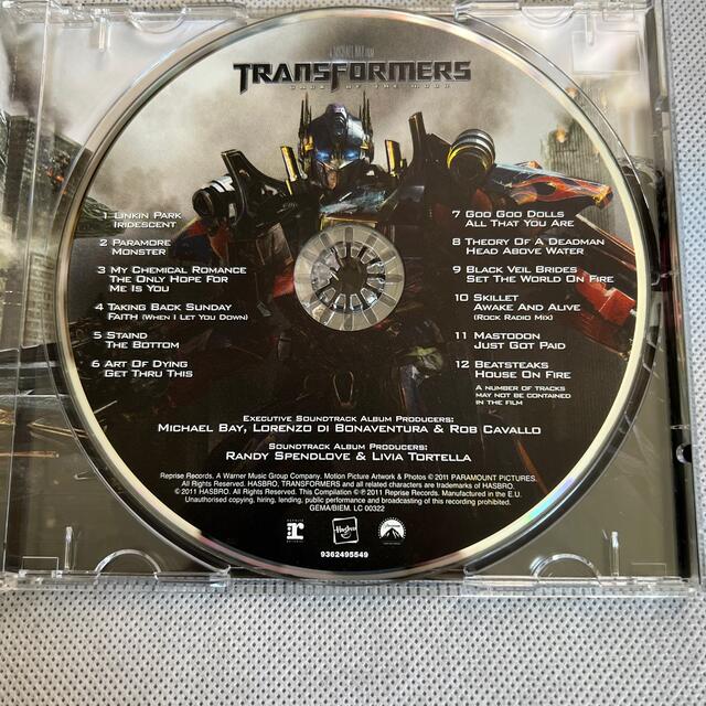 【中古】トランスフォーマー/ダークサイド・ムーン-EU盤サントラ CD エンタメ/ホビーのCD(映画音楽)の商品写真