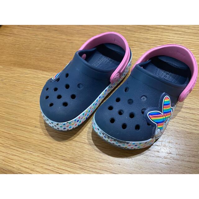 crocs(クロックス)のクロックス  キッズ14センチ  ミニーちゃんサンダル キッズ/ベビー/マタニティのベビー靴/シューズ(~14cm)(サンダル)の商品写真