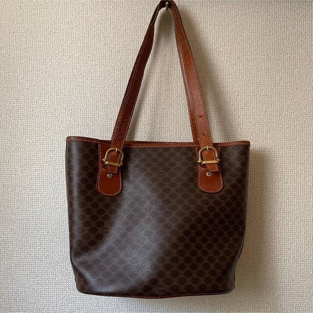 CELINE セリーヌ トリオンフロゴトートバッグ マカダム柄