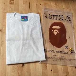 アベイシングエイプ(A BATHING APE)のエイプ ホワイトレーベル Tシャツ Ｌサイズ(Tシャツ/カットソー(半袖/袖なし))