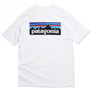 パタゴニア(patagonia)のpatagonia Tシャツ XL P-6 LOGO ホワイト パタゴニア(Tシャツ/カットソー(半袖/袖なし))
