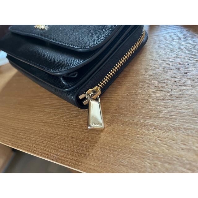 Furla(フルラ)のナミ様専用  フルラ FURLA リーヴァ ショルダーウォレット　BLACK レディースのバッグ(ショルダーバッグ)の商品写真