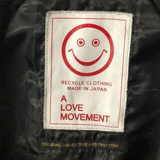 A LOVE MOVEMENT × TATA レザージャケット スマイル