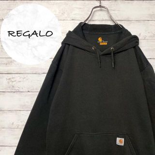 カーハート(carhartt)の【人気アイテム】90s carhartt⭐︎ワンポイントラベルロゴ パーカー(パーカー)