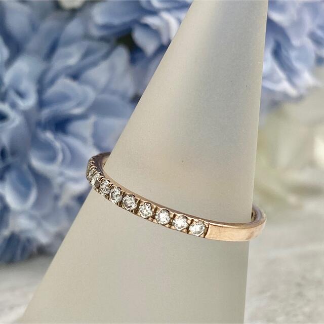 通販 5%OFFクーポン対象 ダイヤモンド リング ハーフエタニティ 0.2ct