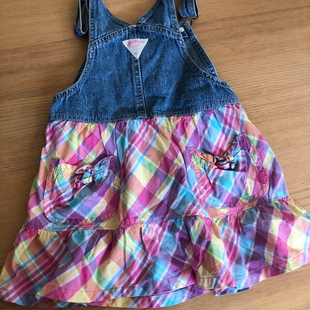 OshKosh(オシュコシュ)のOSHKOSH  サロペットスカート　サイズ？ キッズ/ベビー/マタニティのキッズ服女の子用(90cm~)(ワンピース)の商品写真