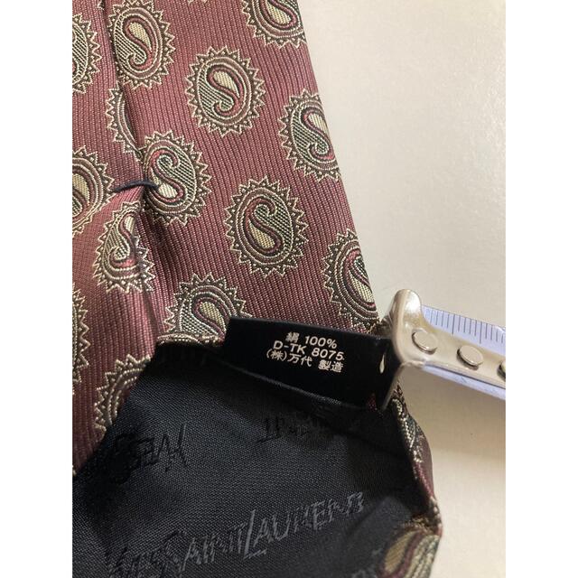 Saint Laurent(サンローラン)のイヴサンローラン YSL 日本製 高級シルク ネクタイ メンズのファッション小物(ネクタイ)の商品写真