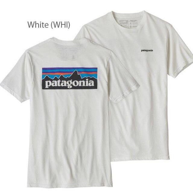 patagonia Tシャツ S P-6 Logo Organic ホワイト - Tシャツ/カットソー ...