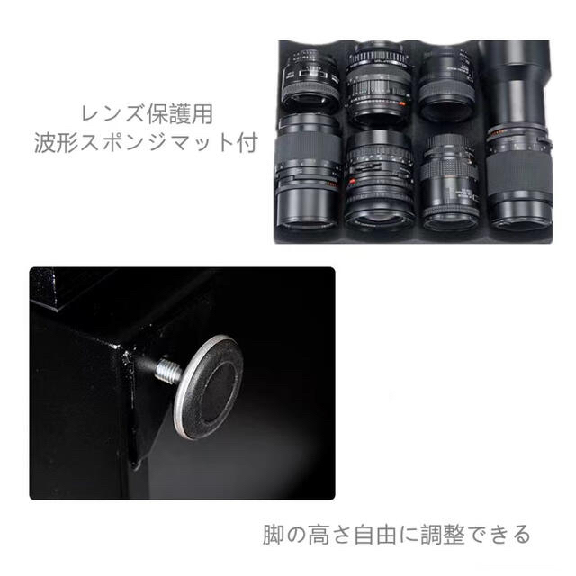 HANAHI カメラ保管庫 全自動防湿庫 LED照明5年間品質保HNH-105K 3