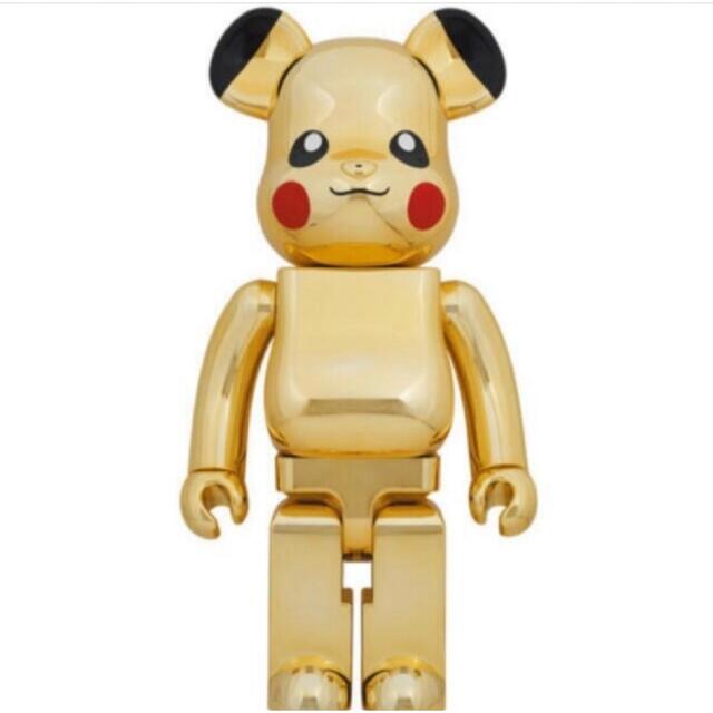 ベアブリック BE@RBRICK ピカチュウGOLD CHROME 1000%エンタメ/ホビー