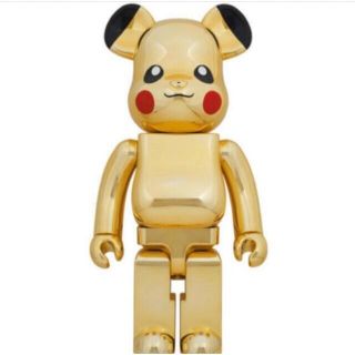 ベアブリック(BE@RBRICK)のベアブリック BE@RBRICK ピカチュウGOLD CHROME 1000%(アニメ/ゲーム)