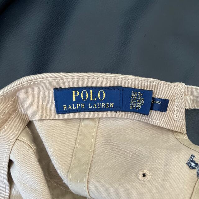 POLO RALPH LAUREN(ポロラルフローレン)のラルフローレン　キャップ　ベージュ レディースの帽子(キャップ)の商品写真