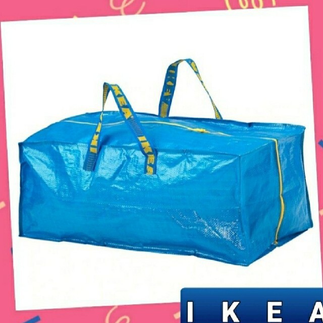 IKEA(イケア)の新品イケア大容量♪人気♪新品　IKEA キャリーバッグ トロリー♪持ち運びに便利 レディースのバッグ(エコバッグ)の商品写真