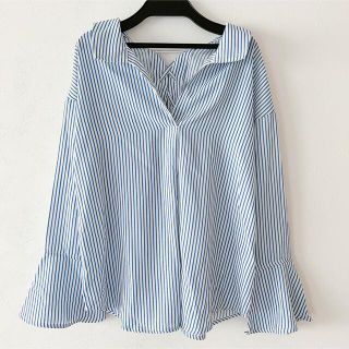 ザラ(ZARA)のクティール kutir / バックレースアップシャツ(シャツ/ブラウス(長袖/七分))