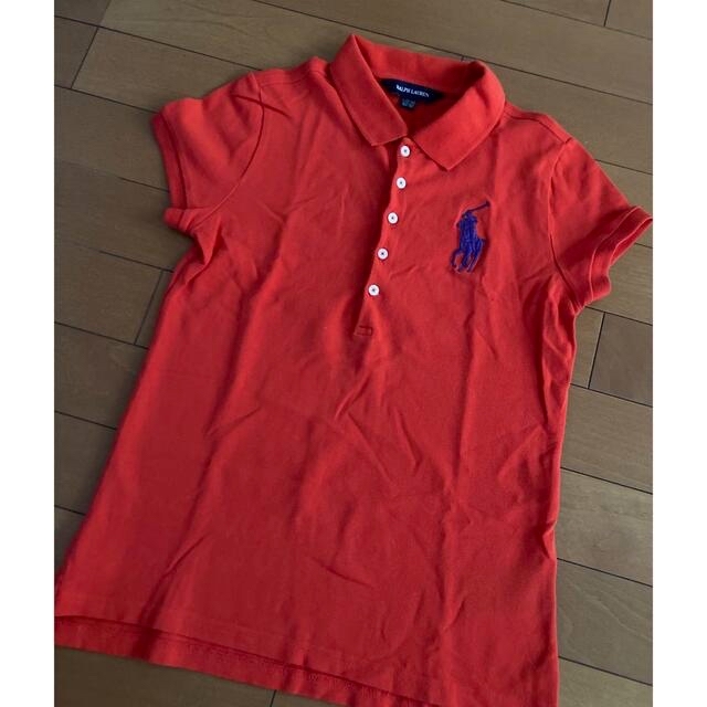 Ralph Lauren(ラルフローレン)の売り切り❗️お値下げ❗️ラルフローレン　ポロシャツL（12-14) キッズ/ベビー/マタニティのキッズ服女の子用(90cm~)(Tシャツ/カットソー)の商品写真