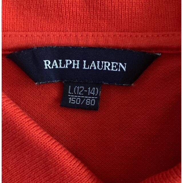 Ralph Lauren(ラルフローレン)の売り切り❗️お値下げ❗️ラルフローレン　ポロシャツL（12-14) キッズ/ベビー/マタニティのキッズ服女の子用(90cm~)(Tシャツ/カットソー)の商品写真