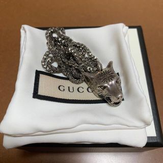 グッチ(Gucci)のGUCCI グッチ　ネックレス　ウルフ(ネックレス)