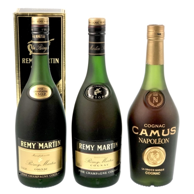 3本 REMY MARTIN CAMUS コニャック 700ml - ブランデー